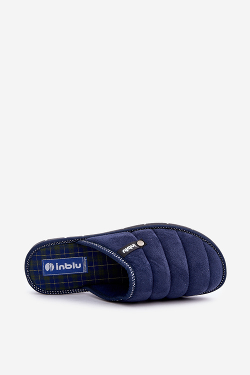 Comfortable Men's Home Footwear Slippers Inblu 91000027 Navy Blue
