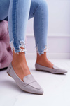 Women's Ballerina Suede Lords Grey Gretar