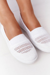 Openwork Slip-On Sneakers White Chillout