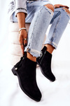 Women's boots suede black Numbero