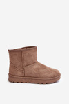 Women's Suede Snow Boots Padded Beige Nanga