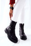 Women's Booties With Zip Black Tierra