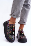 Leather Sport Shoes On Platform Maciejka 06191-39 Multicolor