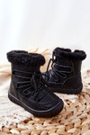 Fleece-lined Snow boots Black Stars