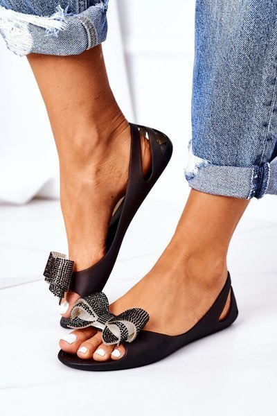 Rubber Ballerinas Lu Boo Black