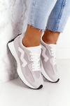Damskie Sportowe Buty Sneakersy Szare Move On