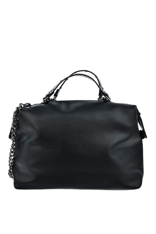 Eco Leather Bag With Chain Big Star OO574020 Black