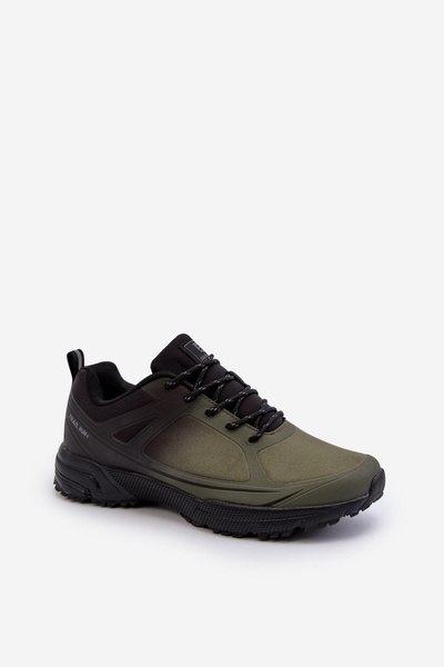 Buty Trekkingowe Sportowe Męskie Khaki Menesio 24MN38-6932