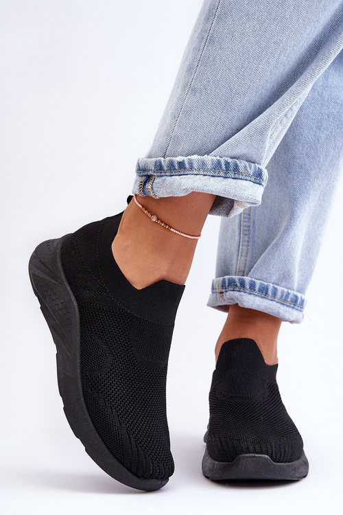 Women's Slip-On Sport Shoes Black Claris