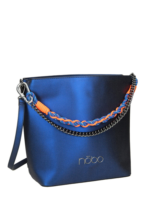 Classic Leather Handbag Nobo M1280-C012 Navy blue
