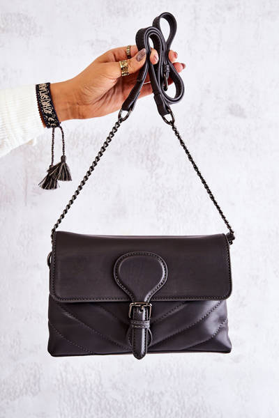 Small Quilted Purse Grey Hailee