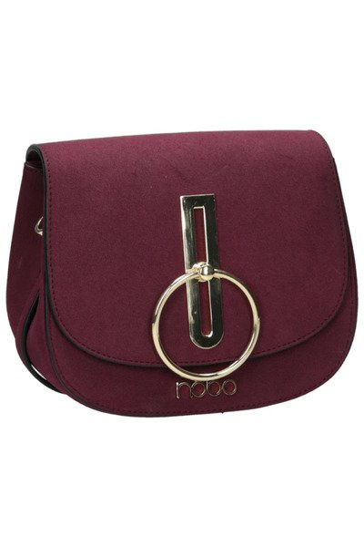 Women's Suede Handbag Maroon NOBO NBAG-F0180-C005