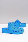 Women's EVA Flip Flops Blue Foam Crocs