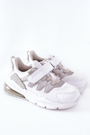 Children's Sport Shoes With Velcro ABCKIDS White-Silver