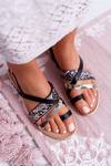 Women's Flat Elegant Sandals Black Beathe