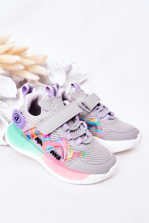 Children's Sport Shoes Sneakers Grey Jump Jump