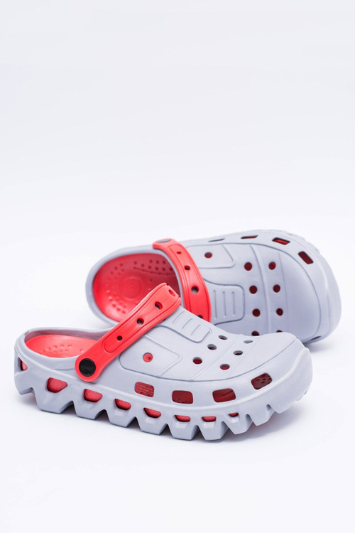 Grey Men's Garden Lightweight Flip Flops Kroksy Eva