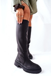 Women's High Black Boots Black Whats Going On