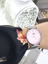 Women's Watch Michael John Florence Silver Pink Dial 40mm