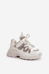 Children's Sneakers With Zirconia White Rianalla
