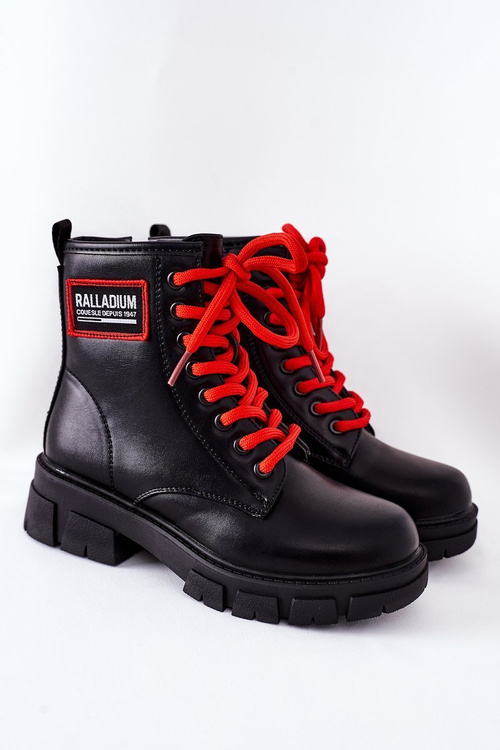 Children's Boots Shiny Black Fincastle