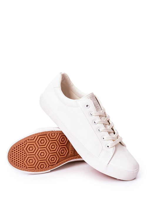 Men's Leather Sneakers Big Star II174028 White