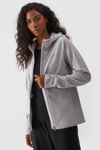 Polar With Hood Regular Women's 4F Gray 4FWMM00TFLEF291-25S