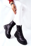 Women's Booties With Zip Black Tierra