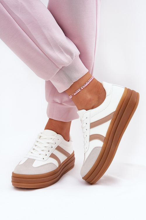 Women's Platform Sneakers White Tolianna