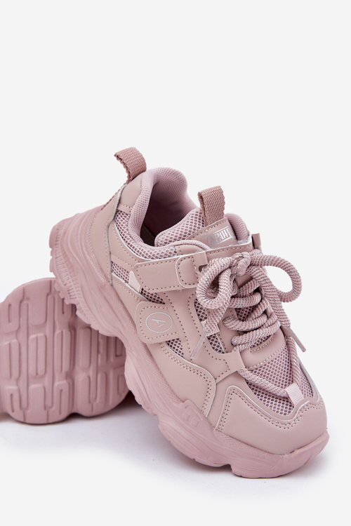 Children's Sneakers on Platform Pink Hanomess