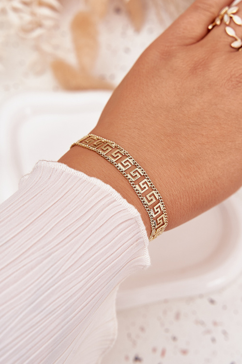 Women's bracelet made of surgical steel Gold