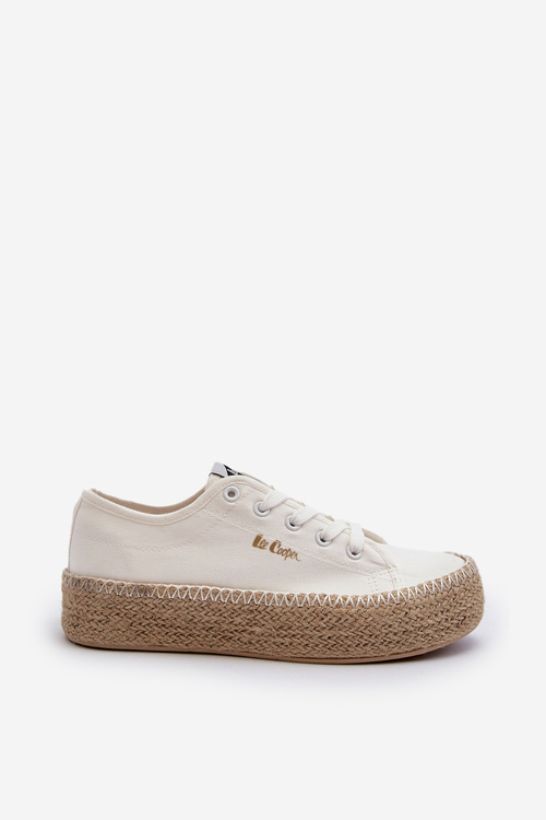 Trainers With Braid Lee Cooper LCW-24-44-2410 White