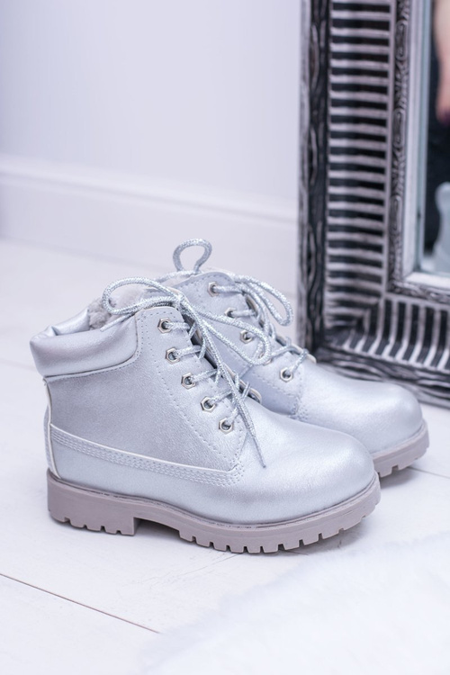 Kids' Insulated Silver Trapper Boots Dexter