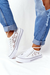 Damskie Koronkowe Trampki Białe Candice
