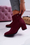 Women's Heeled Boots Sergio Leone Maroon BT520