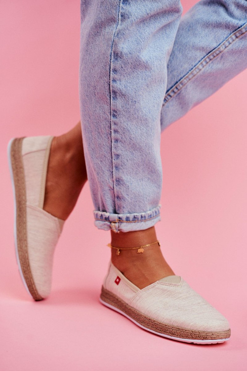 Women's Espadrilles Big Star Slip-on Beige FF276026