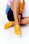 Women's Sneakers On A Platform BIG STAR HH274055 Yellow