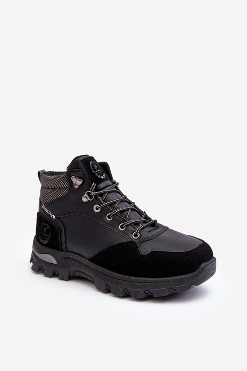 Men's Trekking Shoes Lace-up Boots Black Salomene