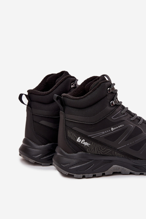 Męskie Ocieplane Buty Trekkingowe Czarne Lee Cooper LCJ-25-01-3711