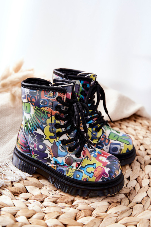 Children's Boots Warm With Zipper Coloured Tiptop