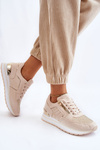 Women's Sports Shoes With Decorative Zipper Creamy Adrea