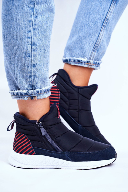 Women's Snow Boots Big Star Navy Blue GG274471