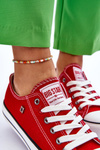 Trampki Damskie Czerwone Big Star T274020 