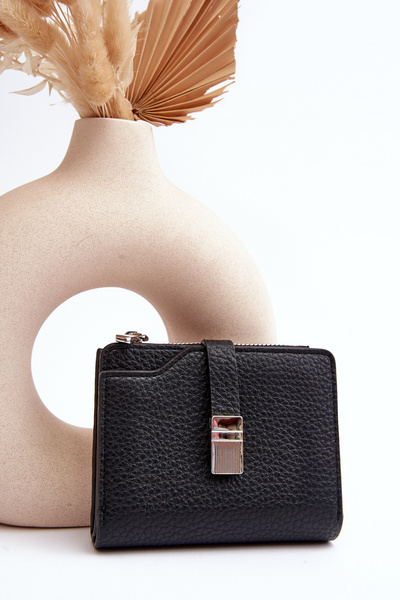 Women's Wallet Purse Made of Eco-leather Black Lazara
