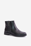 Flat Insulated Ankle Boots Black Kerima