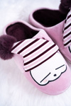 Women's Slippers Homemade Pink Heather Mashimaro