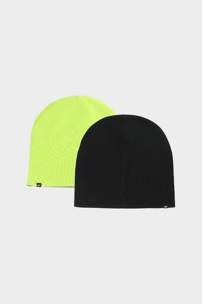 Dziecięca Czapka Beanie Dwustronna Zielona 4F 4FJWAW24ACAPU449-45S