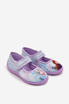 Ballerina Kids Slippers Fastened With Velcro Frozen Land Ice Blue Olivessa