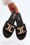 Women's Sandals with Embellishment Black Ollavia