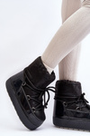 Women's Snow Boots with Black Laces Toolsa